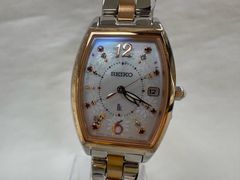 ✨SEIKO✨セイコー✨1B22-0BB0✨デイト✨ルキア✨ストーン✨腕時計
