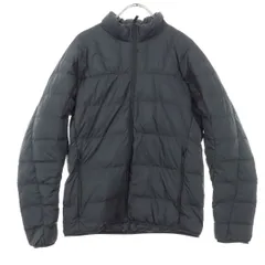 美品 UNIQLO ユニクロ 長袖 ウルトラライトダウンジャケット S ブラック メンズ 古着