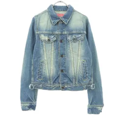 Johnbull ジョンブル 日本製 長袖 デニムジャケット F ブルー メンズ 古着