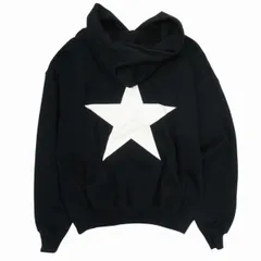 エフオージー エッセンシャルズ FOG ESSENTIALS スター バックプリント パーカー スウェット ロゴ フーディー プルオーバー 裏起毛 トレーナー カットソー S 黒 ブラック/△K23/メンズ