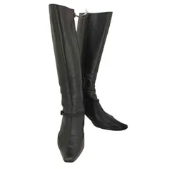 ヒミコ 卑弥呼 レザー ストラップ ロングブーツ レディース JPN：23 