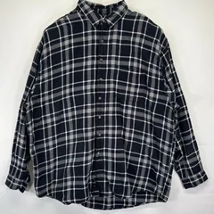 古着 90's/90年代 エディー・バウアー Eddie Bauer 長袖シャツ フランネルシャツ チェック柄 アウトドア XXXL  ホワイト メンズ