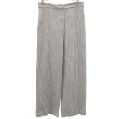 ZARA ザラ ワイドパンツ S グレー レディース 古着