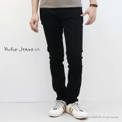 ヌーディージーンズ NUDIE JEANS タイトフィット LEAN DEAN リーンディーン  メンズ レングス30 DRY EVERBLACK テーパード