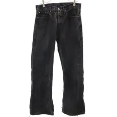 Levi's リーバイス 505TM ブーツカットデニムパンツ W31 ブラック ジーンズ メンズ 古着