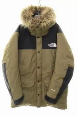 ザノースフェイス THE NORTH FACE MOUNTAIN DOWN COAT L ND91835 マウンテン ダウン コート ダウンジャケット ファー カーキ 【ブランド古着ベクトル】【中古】251106