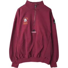 古着 00年代 アディダス adidas ハーフジップスウェットシャツ トレーナー メンズL相当/eaa595641