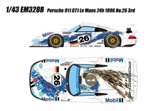 新品 EIDOLON 1/43 ポルシェ 911 GT1 ルマン24時間 1996 No.26 3位  完成品ミニカー EM328B [佐川急便]のサムネイル
