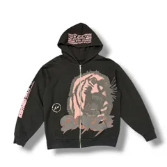 Cactus Jack × Fragment Design Sunrise Zip Up Sweat Hoodie  ジップアップフーディー スウェットパーカー TRAVIS SCOTT カクタスジャック フラグメントデザイン ブラック L 2098M7