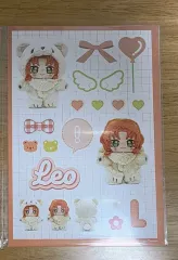 あんさんぶるスターズ！ ぬいぐるみ ローソン ネットプリント シール 月永 レオ