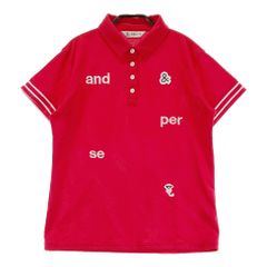 【近年】美品☆サイズ4 マスターバニーエディション　半袖ポロシャツ　総柄　ゴルフ サイズ：4 MASTER BUNNY EDITION マスターバニーエディション