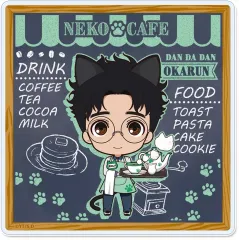 【中古】コースター 高倉健(オカルン)(猫カフェ) ぷちちょこ アクリルコースター 「ダンダダン」