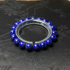 綺麗 EU製★ラピスラズリ★ブレスレット パワーストーン 天然石 綺麗 お守り 9.8-10.3mm ZB9645