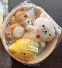 ⭐️リラックマ　りらっくまの湯限定　リラックマ饅頭　ぶら下げぬいぐるみ×10点⭐️ 嵐山りらっくま茶房・嵐山りらっくまの湯に限定ぬいぐるみが新登場