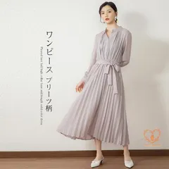 ワンピース 長袖 プリーツ プリーツワンピース レディース 春 夏 秋 冬 長袖ワンピース 裏地付き ロング マキシ ロングワンピース マキシワ