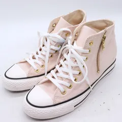 コンバース スニーカー ハイカット インヒール シューズ 靴 レディース 23サイズ ピンク CONVERSE 【中古】