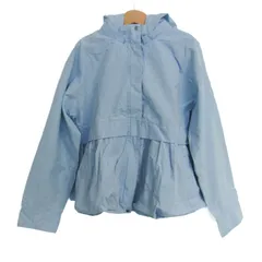 グリーンレーベルリラクシング マウンテンパーカー ジャケット アウター キッズ 女の子用 145サイズ 水色 green label relaxing 【中古】