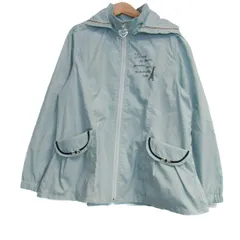 ポンポネット マウンテンパーカー ジャケット アウター ウィンドブレーカー キッズ 女の子用 S(140)サイズ 水色 pom ponette 【中古】