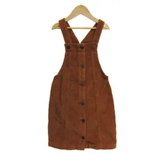 ギャップデニム サロペット ジャンパースカート コーデュロイ キッズ 女の子用 130サイズ ブラウン GAP DENIIM 【中古】