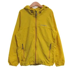 モンベル ナイロンジャケット アウター ウィンドブレーカー O.D.パーカ #1103248 キッズ 男の子用 140サイズ イエロー mont-bell 【中古】