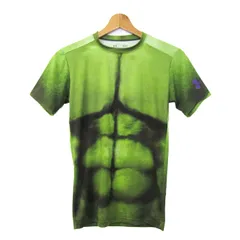 アンダーアーマー 半袖Ｔシャツ トップス ヒートギア コンプレッションインナー マーベル メンズ LGサイズ 緑×黒 UNDER ARMOUR 【中古】