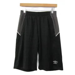 アンブロ ショートパンツ ボトムス ハーフパンツ スポーツウエア メンズ Lサイズ 黒×グレー UMBRO 【中古】