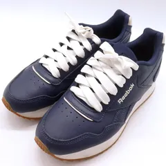 リーボック スニーカー ローカット EG9486 ロイヤルグライドリップル シューズ 靴 レディース 24サイズ ネイビー Reebok 【中古】