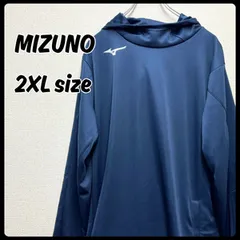 Mizuno パーカー トップス ネイビー メンズ 2XLサイズ スポーツウェア ミズノ