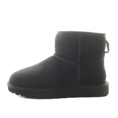 アグ オーストラリア UGG australia クラシック ミニ W CLASSIC MINI Ⅱ ムートンブーツ ショートブーツ 23.0cm 黒 ブラック 1016222 /AN19