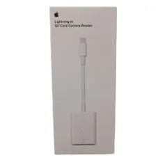 アップル Apple Lightning to SD Card Camera Reader カードリーダー 白 ホワイト /AE ■GY11