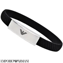 【新品】エンポリオアルマーニ ブレスレット シリコンブレス メンズ アクセサリー EMPORIO ARMANI EGS2996040 プレゼント 新品 無料ラッピング可 男性用 カジュアル