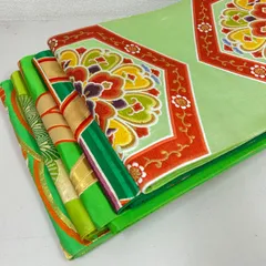 アンティーク 袋帯 正絹 5本 まとめ売り リメイク材料 m-359