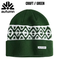 AUTUMN HEADWEAR ビーニー CRAFT BEANIE オータムヘッドウェア クラフト 100%アクリル ワンサイズ ジャガードニット