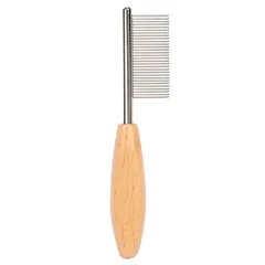 【特価セール】犬 コーム 猫 ブラシ ノミ取り櫛 美容ブラシ シンプル ステンレス製 犬用涙やけ除去 ペットコーム 抜け毛取りクリーナー お手入れ用品 毛取りコーム 長毛短毛兼用