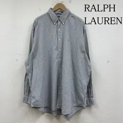 ラルフローレン 旧タグ 90s BLAIRE 長袖 ボタンダウン シャツ ブラウス Shirt ロングスリーブ チェック ポニーロゴ 刺繍 ワンポイント 大きいサイズ メンズ XXL ISItems【USED】【古着】【中古】50144623