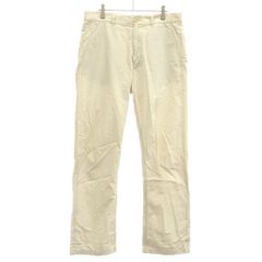 DRIES VAN NOTEN ドリスヴァンノッテン ストレートパンツ綿白48 - メルカリ