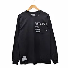 WTAPS◆長袖Tシャツ/S/コットン/BEG/C8-U421