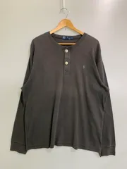 【中古品】Polo by Ralph Lauren ポロバイラルフローレン 90's HENRY NECK L/S TEE 90年代 ヘンリーネック ロングスリーブ Tシャツ 長袖 トップス 【146-251106-kk-41-min】