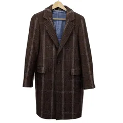 ROPE(ロペ) コート サイズ38 M レディース - ダークブラウン×ブラウン×ライトブルー 長袖/チェック柄/冬