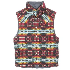 美品 ペンドルトン PENDLETON BEAMS ビームス別注 ネイティブ柄 ダウン ベスト ジャケット ウール 総柄 上着 サイズS マルチカラー メンズのサムネイル