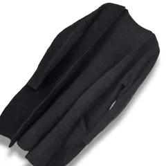 ウール ロングカーディガン ブラック レディース ニット アウター 羽織り 上品 大人カジュアル 秋冬 防寒 おしゃれ シンプル 無地 きれいめ コート感覚 ゆったり やわらか素材 ブラックニット 長袖 通勤 通学 フリーサイズ 0000723OC