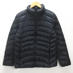 G■ユニクロ/UNIQLO ウルトラライトダウンジャケット【XL】黒/LADIES/P1【中古】■