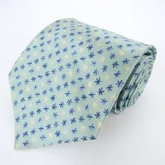 ポールスミス ブランドネクタイ 総柄 小紋柄 シルク イングランド製 PO メンズ ブルー Paul Smith 【中古】