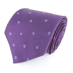 ブルックスブラザーズ ブランド ネクタイ 小紋柄 インポート生地 USA製 PO メンズ パープル Brooks Brothers 【中古】