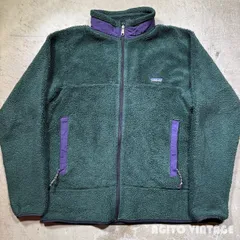 90's patagonia レトロXカーディガン PEF 96年 初期モデル後期型 ハンターグリーン XL USA製