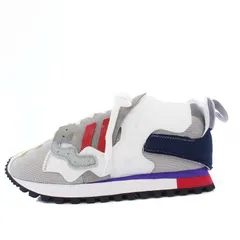 カラー kolor リメイク 再構築 クレイジースニーカー ローカット 26.5cm 白 ホワイト グレー /KHのサムネイル