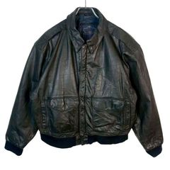 CHAPS ラルフローレン 90s ビンテージ 短丈 レザージャケット ブラック