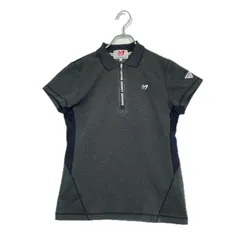 中古 レディース マスターバニーエディション MASTER BUNNY EDITION 半袖ポロシャツ 1(M) カーキ ハーフジップ