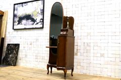 北谷家具 KIT FURNITURE 仔山羊革張り ドレッサー 希少色 美品 - メルカリ