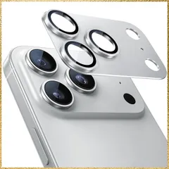 ☆彡送料無料でお届け☆彡Color:シルバー_Size:iPhone17 ProMax用 NIMASO カメラフィルム iPhone 17 Pro Max 対応 カメラ保護 アルミ合金フレーム+9H強化ガラス 全面保護 耐衝撃 超薄設計 黒縁あり いPhone